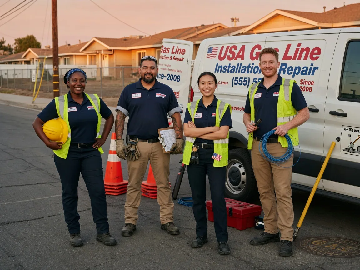 Gas Line Installation company in Branchville, VA